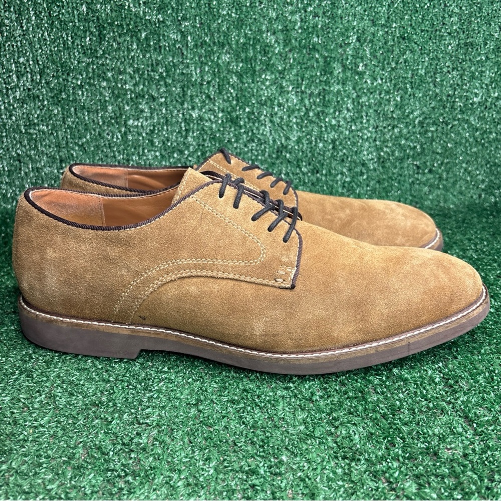 Wallin & Bros Men’s Suede Oxford‎ Dress Shoes Size 13 M Tan Brown Lace Up